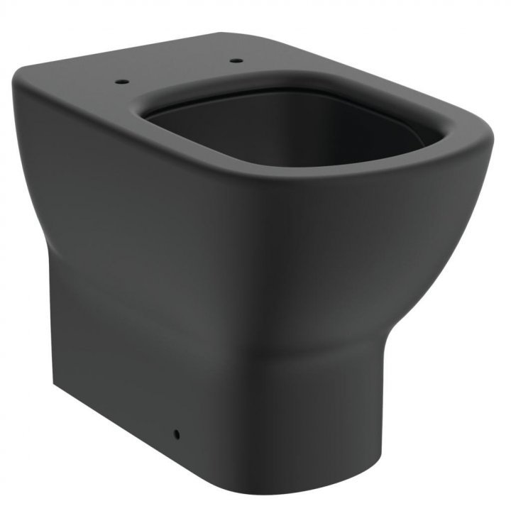 Vas WC stativ BTW Ideal Standard Tesi Aquablade 55.5cm negru mat