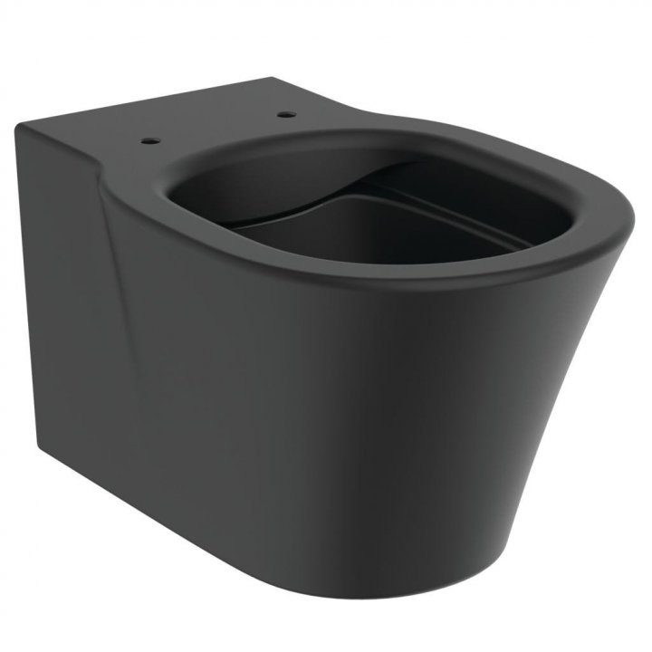 Vas WC suspendat Ideal Standard Connect Air Rimless 54.5cm negru mat