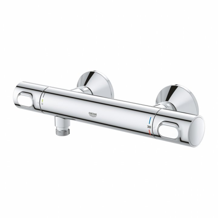 Baterie dus cu termostat Grohe Grohtherm 500 crom lucios