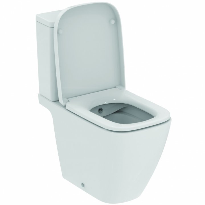 Set vas WC stativ cu functie de bideu Ideal Standard I.Life B Rimless+, alb