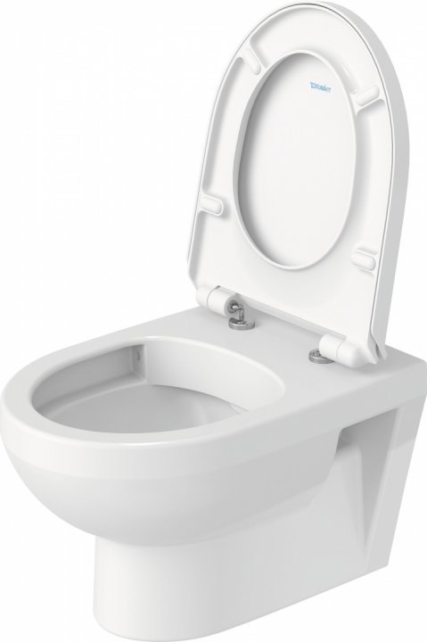 Set vas wc suspendat Duravit No.1 Rimless, cu capac soft close, alb